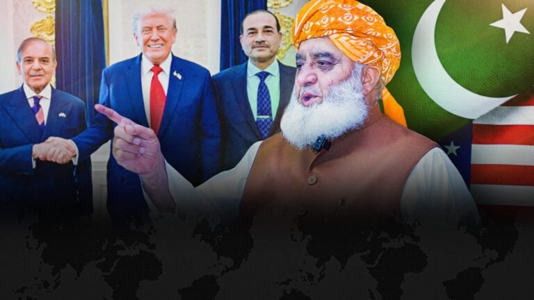 পাক সরকারকে আমেরিকার দাস আখ্যা দিলেন মাওলানা ফজলুর রহমান